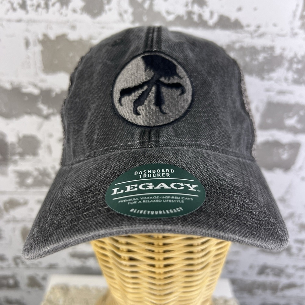 Microtech Knives Snapback Hat Cap Gray Legacy Trucker Mesh Embroidered Claw Logo